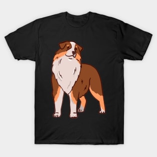 Red Tri Aussie T-Shirt